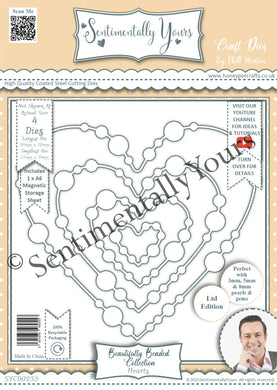 Phill Martin Sentimentally Yours Beautifully Beaded Collection - Hearts