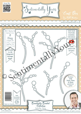 Phill Martin Sentimentally Yours Beautifully Beaded Collection - Swirly Bits