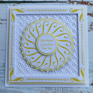 Phill Martin Sentimentally Yours A5 Clear Stamp Set - Frame Maker : Elegant Scrolls