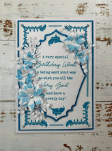 Phill Martin Sentimentally Yours A5 Clear Stamp Set - Frame Maker : Nouveau Flourish