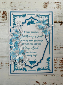 Phill Martin Sentimentally Yours A5 Clear Stamp Set - Frame Maker : Nouveau Flourish