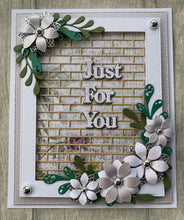 Phill Martin Sentimentally Yours Textures Collection - A6 Brick Wall Die