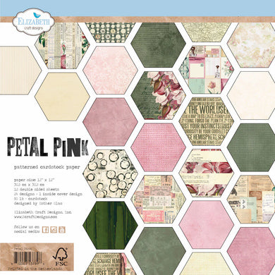 Elizabeth Craft Designs 12 x 12 Paper Pad - Petal Pink