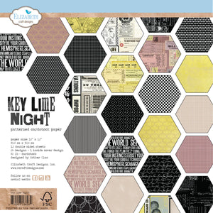 Elizabeth Craft Designs 12 x 12 Paper Pad - Key Lime Night