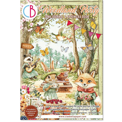 Ciao Bella Woodland Party A4 Junk Journal Ephemera Book