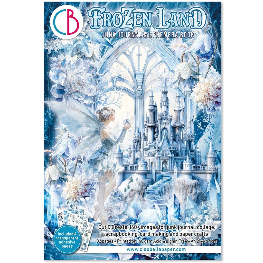 Ciao Bella Frozen Land A4 Junk Journal Ephemera Book