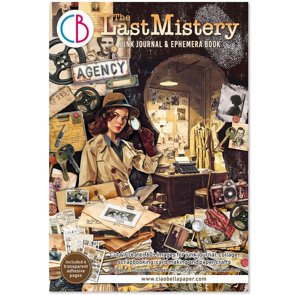 Ciao Bella The Last Mystery A4 Junk Journal Ephemera Book