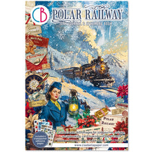 Ciao Bella Polar Railway A4 Junk Journal Ephemera Book