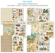 Ciao Bella Asia Diary A4 Junk Journal Ephemera Book