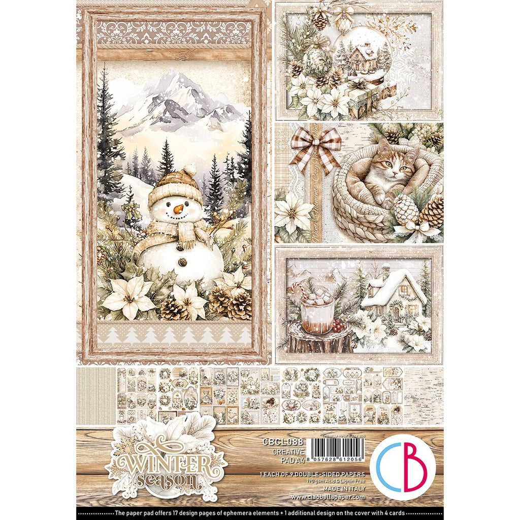 Ciao Bella Winter Season - A4 Creative Pad