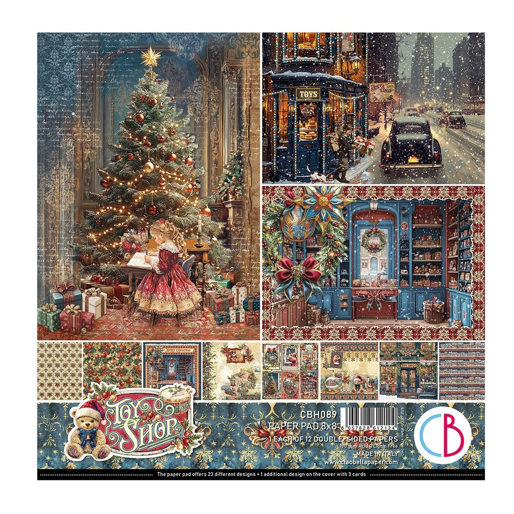 Ciao Bella Toy Shop - 8 x 8 Paper Pad