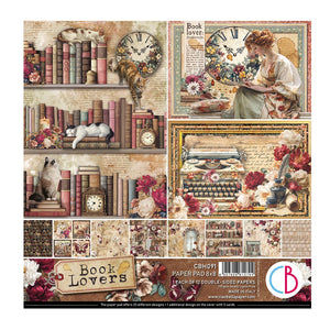 Ciao Bella Book Lovers - 8 x 8 Paper Pad