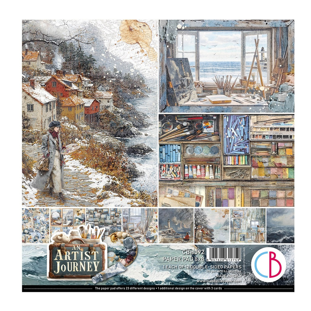 Ciao Bella An Artist Journey - 8 x 8 Paper Pad