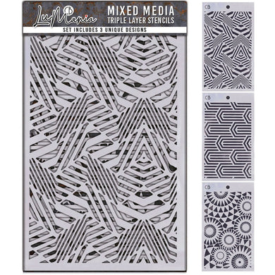 Ciao Bella Triple Layer Stencil Mix - Set #3