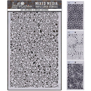 Ciao Bella Triple Layer Stencil Mix - Set #4