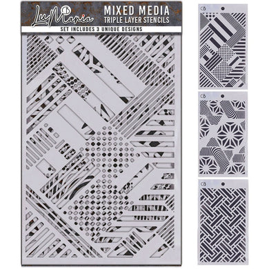 Ciao Bella Triple Layer Stencil Mix - Set #5