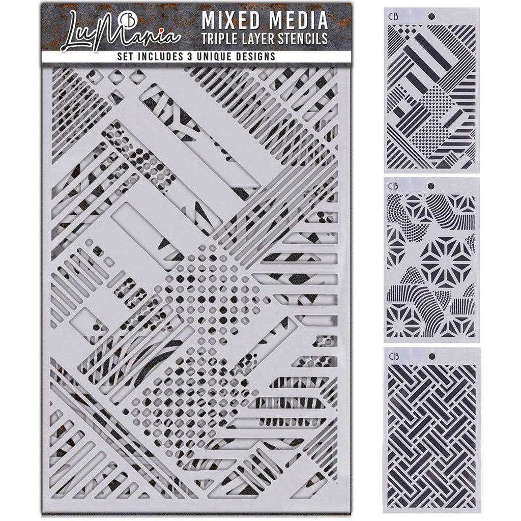 Ciao Bella Triple Layer Stencil Mix - Set #5