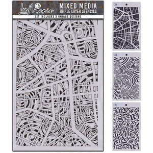 Ciao Bella Triple Layer Stencil Mix - Set #6