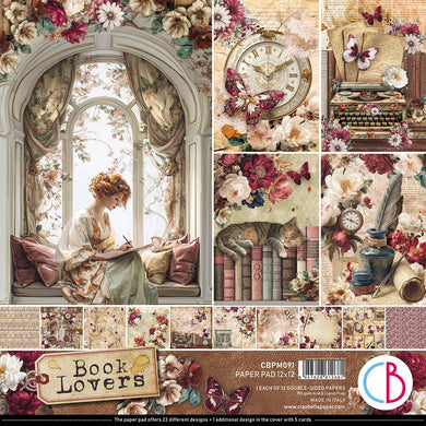 Ciao Bella Book Lovers - 12 x 12 Paper Pad