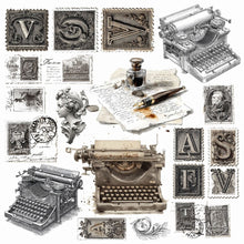 Ciao Bella Typographic - 6 x 6 Fussy Cut Pad