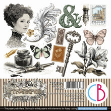 Ciao Bella Typographic - 6 x 6 Fussy Cut Pad