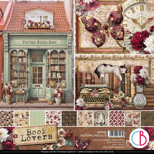 Ciao Bella Book Lovers - 12 x 12 Patterns Paper Pad