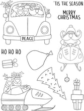Creative Expressions Jane's Doodles A5 Clear Stamp Set - Santa's Coming To Town