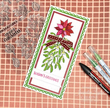 Creative Expressions Jane's Doodles A5 Clear Stamp Set - Poinsettia