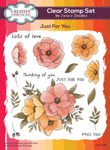 Creative Expressions Jane's Doodles A5 Clear Stamp Set - Just For You