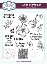 Creative Expressions Sue Wilson A5 Clear Stamp Set - Sending Sunshine