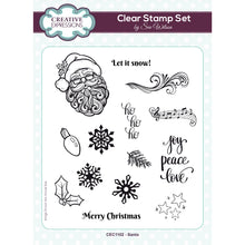 Creative Expressions Sue Wilson A5 Clear Stamp Set - Santa