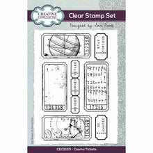 Creative Expressions Sam Poole A6 Clear Stamp Set - Cosmo Tickets