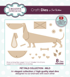 Dies by Sue Wilson Pet Pals Collection - Milo