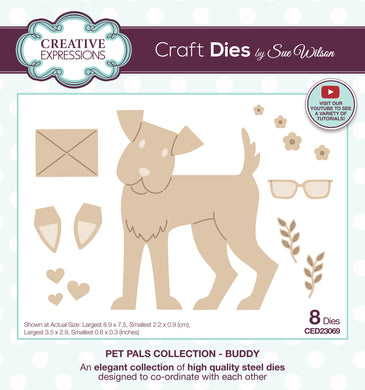 Dies by Sue Wilson Pet Pals Collection - Buddy