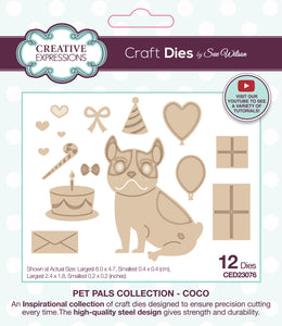 Dies by Sue Wilson Pet Pals Collection - Coco