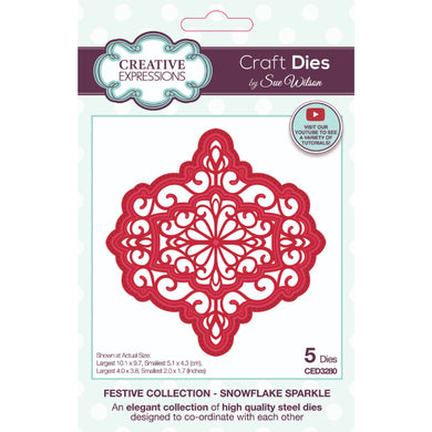 Dies by Sue Wilson Festive Collection - Snowflake Sparkle