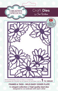 Dies by Sue Wilson - Frames & Tags : Wild Daisy Cover Plate
