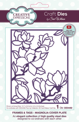 Dies by Sue Wilson - Frames & Tags : Magnolia Cover Plate