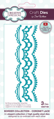 Dies by Sue Wilson Border Collection - Coronet Lace