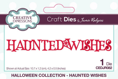 Creative Expressions Jamie Rodgers Halloween Collection Haunted Wishes Craft Die