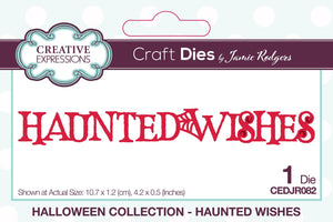 Creative Expressions Jamie Rodgers Halloween Collection Haunted Wishes Craft Die