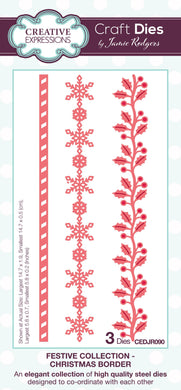 Creative Expressions Jamie Rodgers Festive Collection - Christmas Border