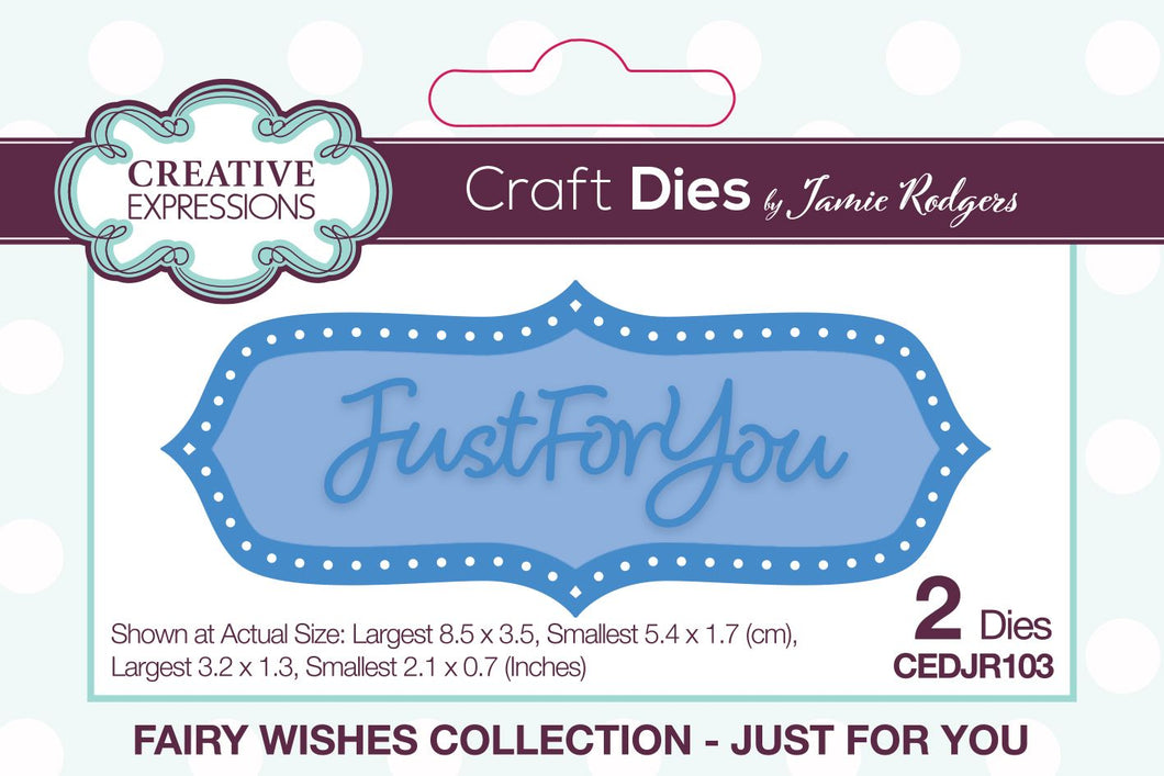 Creative Expressions Jamie Rodgers Fairy Wishes Collection - Just For You