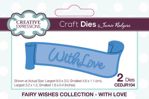 Creative Expressions Jamie Rodgers Fairy Wishes Collection - With Love