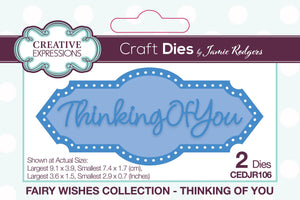 Creative Expressions Jamie Rodgers Fairy Wishes Collection - Thinking of You