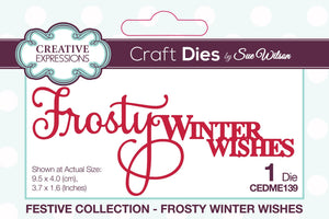 Dies by Sue Wilson Festive Collection - Frosty Winter Wishes