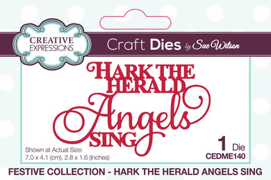 Dies by Sue Wilson Festive Collection - Hark The Herald Angels Sing