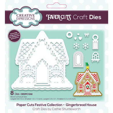 Creative Expressions Paper Cuts Festive Collection - Gingerbread House