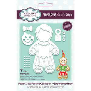 Creative Expressions Paper Cuts Festive Collection - Gingerbread Boy