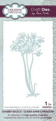 Creative Expressions Sam Poole Shabby Basics Die Queen Anne's Meadow
